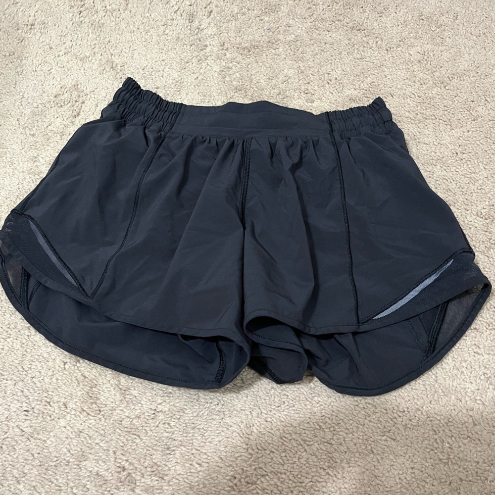 Lululemon Black Hotty Hot Shorts